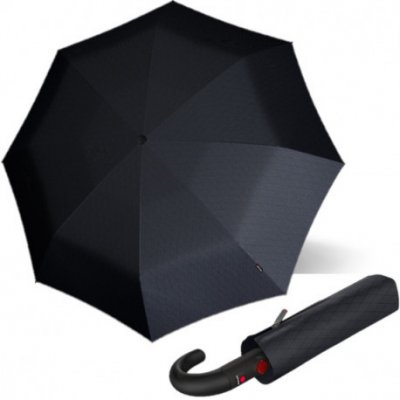 Knirps T.260 prints pattern elegantní pánský plně automatický deštník černý