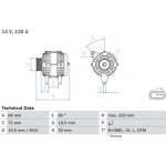 generátor BOSCH 0 986 041 810