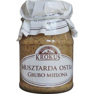 KROKUS OSTRÁ HOŘČICE HRUBĚ MLETÁ 180 G – Zboží Dáma