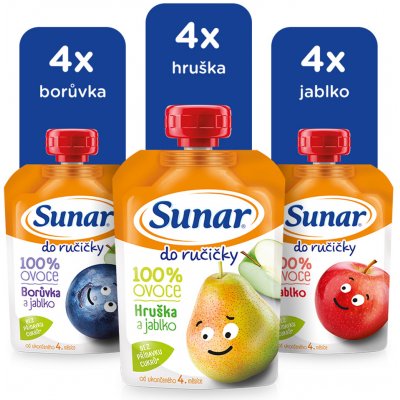Sunar Do ručičky mix karton II 4m+ 12 x 100 g – Zbozi.Blesk.cz