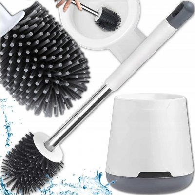 Verk 01818 Silikonová štětka na WC bílá – Zboží Dáma