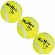 Hip Hop tenisový míček pískací 5 cm 3 ks