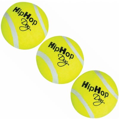 Hip Hop tenisový míček pískací 5 cm 3 ks