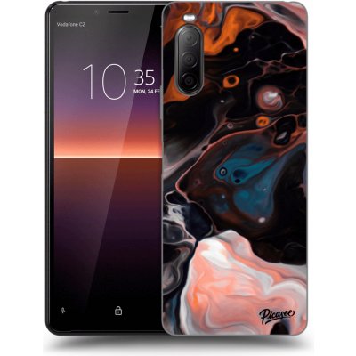 Pouzdro Picasee silikonové Sony Xperia 10 II - Cream černé – Zbozi.Blesk.cz