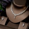 Éternelle souprava šperků Swarovski Elements Melissa SET-N-12 Bílá/čirá