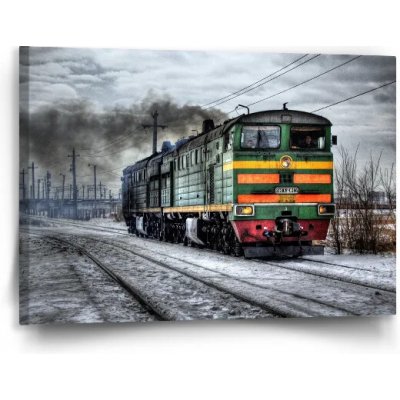 Sablio Obraz Lokomotiva - 90x60 cm – Hledejceny.cz