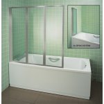Ravak vanová stěna VS3 115 transparent satin, 795S0U00Z1 – Hledejceny.cz