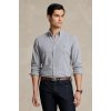 Pánská Košile Polo Ralph Lauren pánská košile slim s límečkem button-down 710953354 šedá