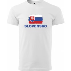 Sablio tričko s potiskem Slovensko bílé