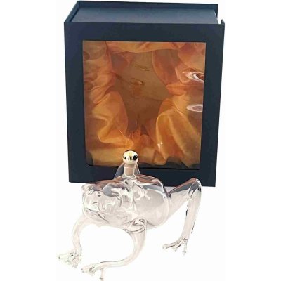 Skleněná ručně foukaná láhev žába, 350 ml – Hledejceny.cz