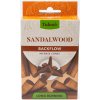 Vonný jehlánek Tulasi Sandalwood backflow indické vonné františky 10 ks