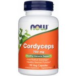NOW Foods Cordyceps 750 mg 90 rostlinných kapslí – Hledejceny.cz