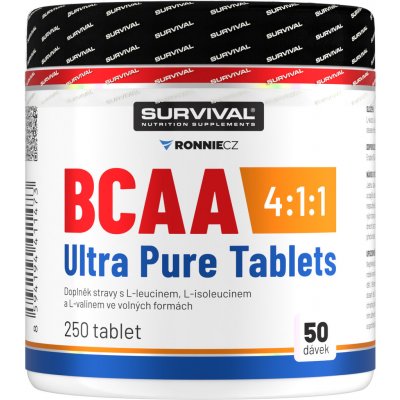 Survival BCAA 4:1:1 Ultra Pure 250 tablet – Hledejceny.cz