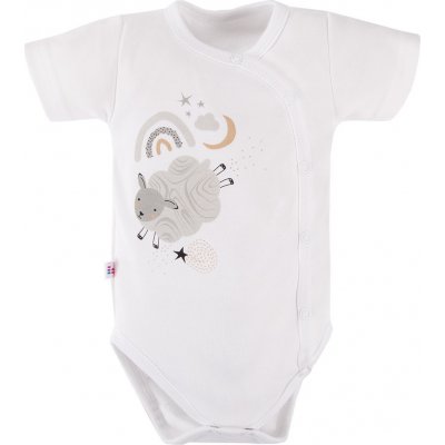 Eevi Body celorozepínací krátký rukáv Mellow BÍLÉ – Sleviste.cz