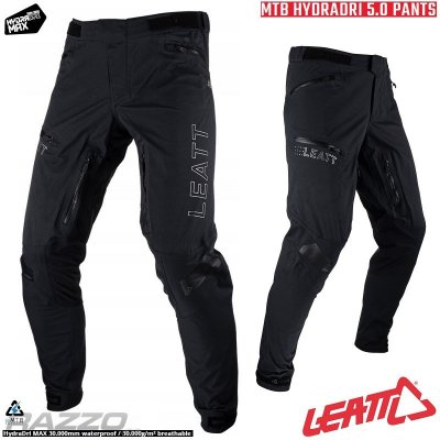 Leatt Nepromokavé na kolo MTB 5.0 HydraDri Pant 2025 Black – Zboží Mobilmania