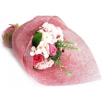 Stojací Mýdlová Kytice Růžová – Zboží Dáma