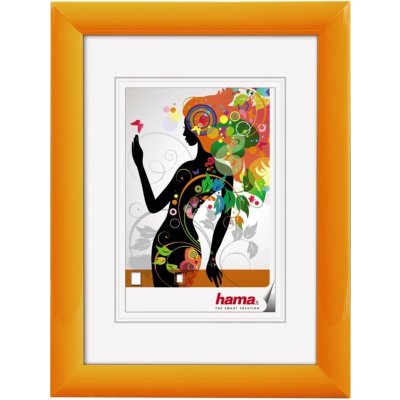 Hama rámeček plastový MALAGA, oranžová, 20x30 cm – Zboží Mobilmania