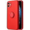 Pouzdro a kryt na mobilní telefon Apple Vennus s prstýnkem Iphone 11 Pro červené