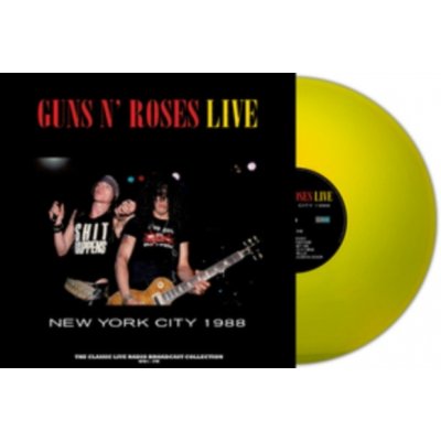 GUNS N ROSES - Live In New York City 1988 - Yellow LP – Zboží Mobilmania