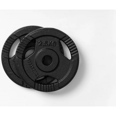 StrongGear Litinové Tri-Grip kotouče s otvorem 30 mm 2,5 kg – Zbozi.Blesk.cz