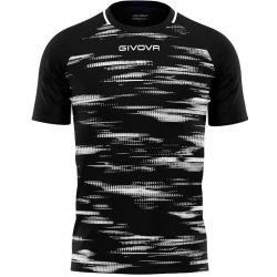 Givova Sportovní triko Pixel black-white černá