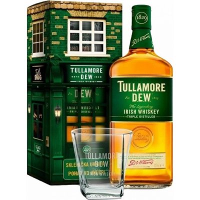 Tullamore Dew 40% 0,7 l (dárkové balení 1 sklenice) – Zboží Dáma