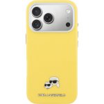 Karl Lagerfeld Karl and Choupette Heads Pins kryt z PU kůže s MagSafe pro iPhone 17 Pro - žlutý 57983128979 – Zboží Živě