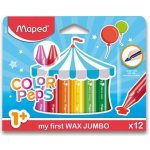 Maped Voskovky Color'Peps Wax Jumbo 12 barev trojhranné – Zboží Dáma