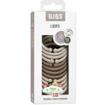 Bibs Loops Kroužky 12 ks Sand dark oak vanilla – Sleviste.cz