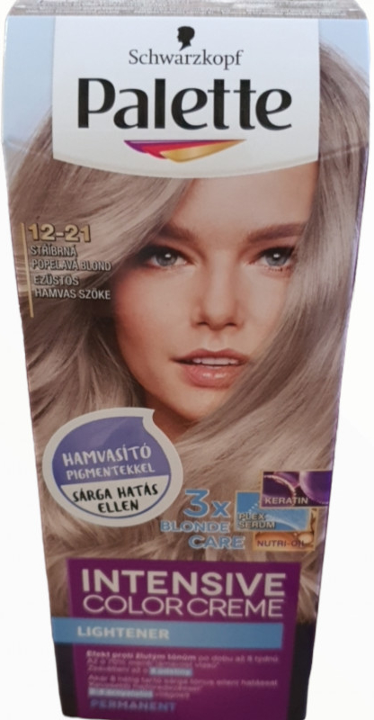 Schwarzkopf Palette Intensive Color Creme barva na vlasy Stříbrná Popelavá  Blond 12-21 od 62 Kč - Heureka.cz