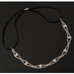 B-TOP Čelenka/ ozdoba do vlasů s kamínky Druh barvy: Zlatá – Zboží Dáma