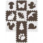 EVA Pěnové puzzle Puzzle podložka Lesní přátelé 32 × 32 × 1 cm 10 ks – Zbozi.Blesk.cz