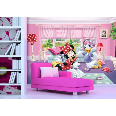 AG Design FTDNXXL-5035 Dětská vliesová fototapeta Minnie a Daisy rozměry 360 x 270 cm – Zboží Mobilmania