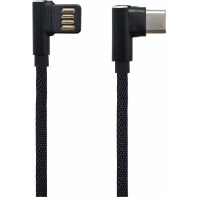 Mobilnet KAB-0127-USB-TYPEC datový USB-C, 3A, 1m, černý