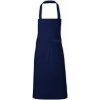 Zástěra Link Kitchen Wear Extra široká klasická dlouhá zástěra na grilování Navy Pantone 2766 X999