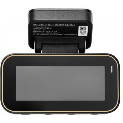70mai Dash Cam 4K A810 Lite – Hledejceny.cz