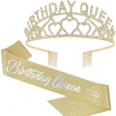 dovoz Sada Happy Queen - šerpa a korunka – Zboží Dáma dovoz Sada Happy Queen - šerpa a korunka – Zboží Dáma