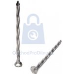 Hřebík kroucený, ČSN 02 2875, z oceli, bez povrchové úpravy 70 x 3,5 - hobby balení, balení 1 kg – HobbyKompas.cz