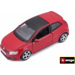 Bburago Kovový model auta Plus VW Polo GTI Mark 5 červená 1:24 – Zboží Mobilmania