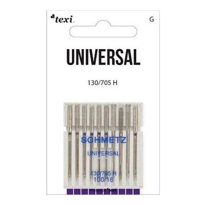 Univerzální jehly Texi Universal 130/705 H 10×100 – Zboží Dáma