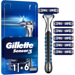 Gillette Sensor3 + 6 ks hlavic