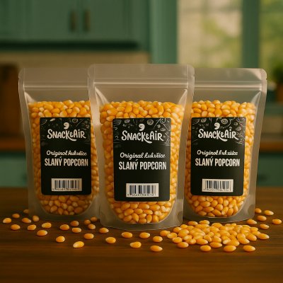 SnackStore.cz Prémiová kukuřice na slaný popcorn 3 x 1000 g – Zboží Dáma