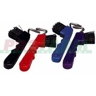 Háček na kopyta s kartáčkem růžový – Zboží Dáma