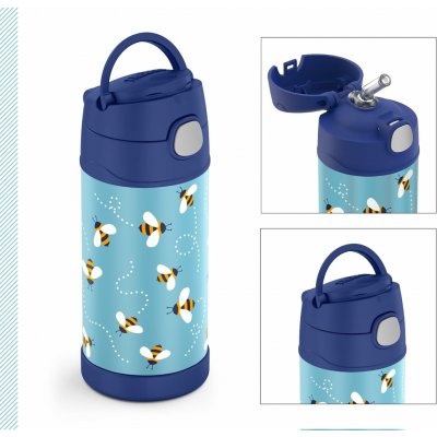 Thermos FUNtainer Dětská termoska s brčkem 355 ml včelky – Hledejceny.cz