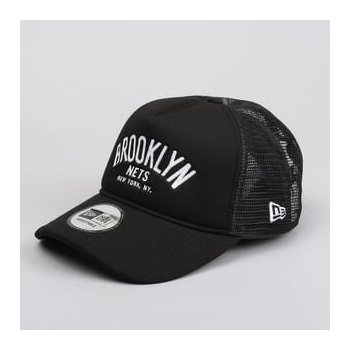 New Era Chainstitch Trucker Brooklyn Nets 9FORTY Black/White Snapback černá / bílá / černá