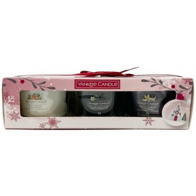 Yankee Candle White Spruce & Grapefruit + Silver Sage & Pine + Smoked Vanilla & Cashmere 3 x 49 g – Zbozi.Blesk.cz