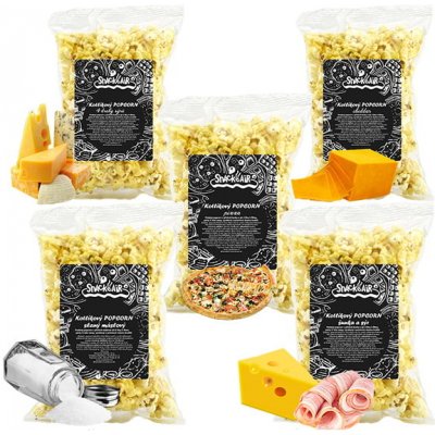 SnackStore.cz Popcorn slaný párty mix balík 5 ks – Zboží Mobilmania