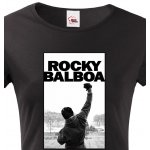 Bezvatriko.cz 2082 Dámské triko Rocky Balboa Černá – Hledejceny.cz