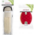 Zansot Peeling na záda s egyptskou lufou + oboustranná oválná tělová houba – Sleviste.cz