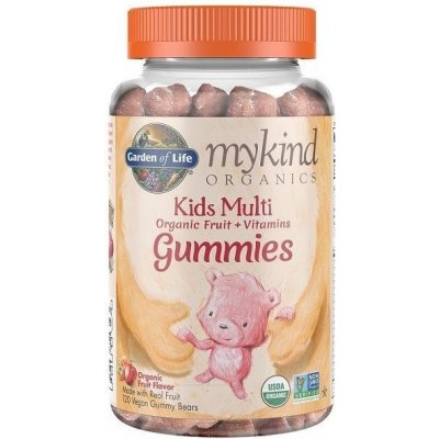 Garden of Life Mykind Organics - žvýkací multivitamín pro děti z organického ovoce 120 gumídků